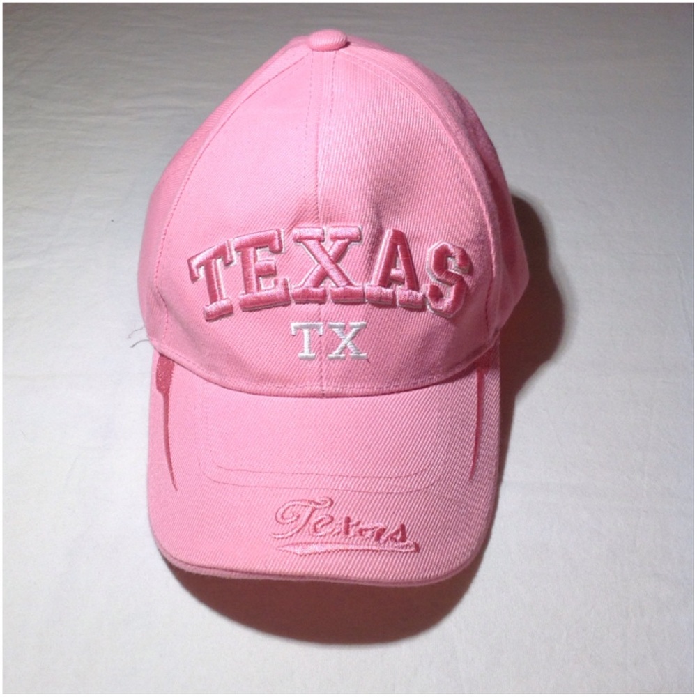 Women's Pink Texas Ball Cap Hat